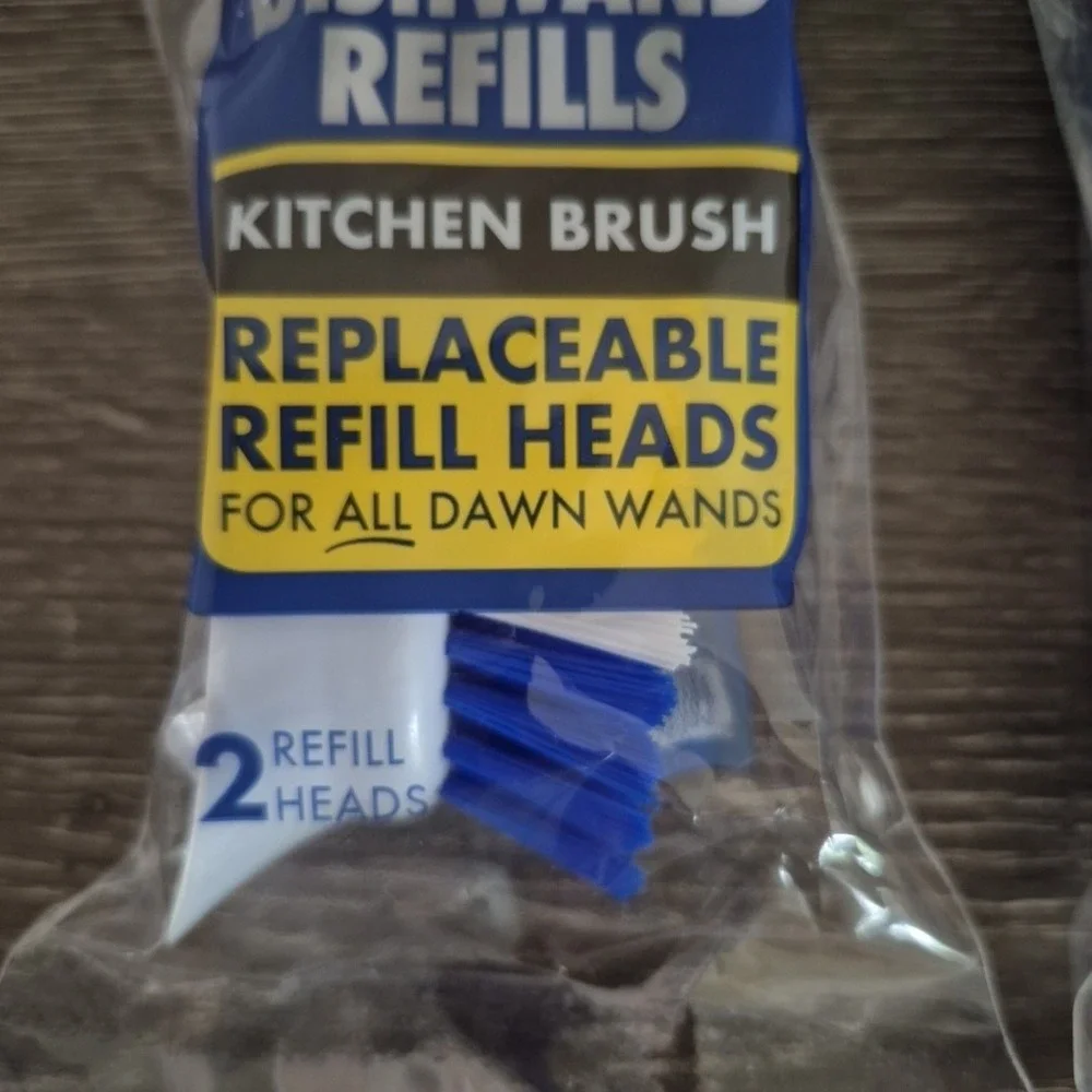 Dawn Ultra Dishwand Kitchen Brush Replaceable Refill Heads 2 Packs Lot 4 Heads